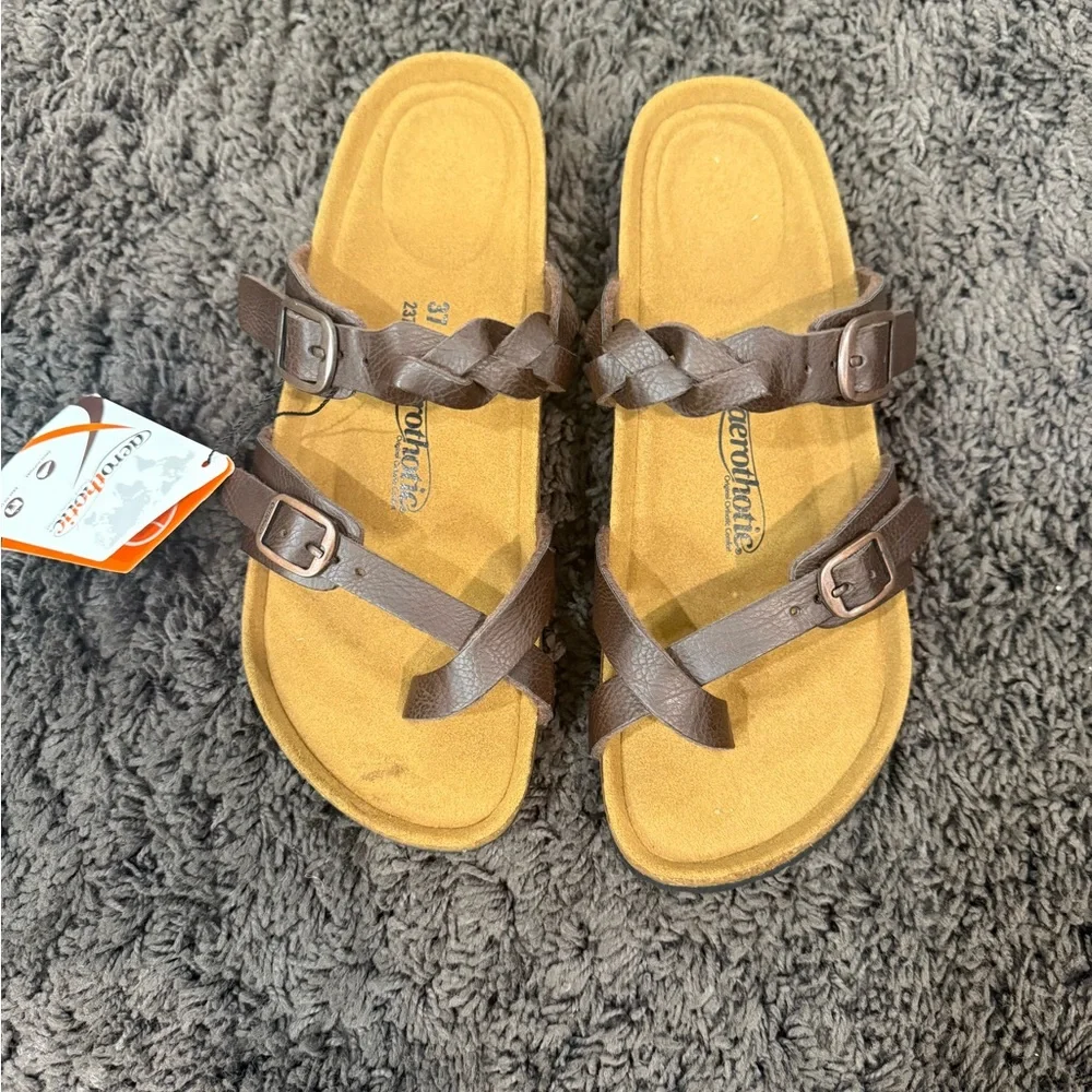 Aerothotic Seraph‎ Brown Sandals - Picture 2 of 5